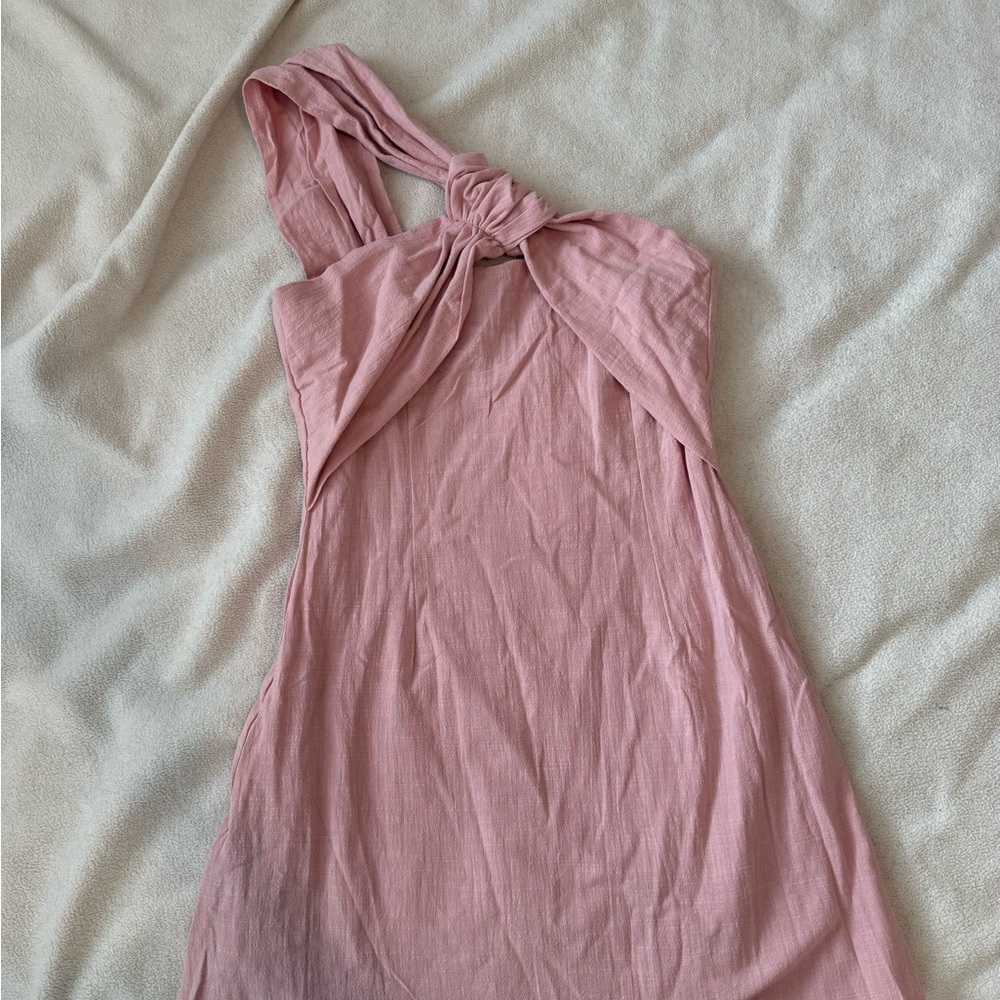 Sabo Skirt Blush One-Shoulder Dress